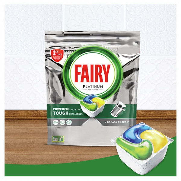 Detergent pentru masina de spalat vase FAIRY Platinum, 66 capsule