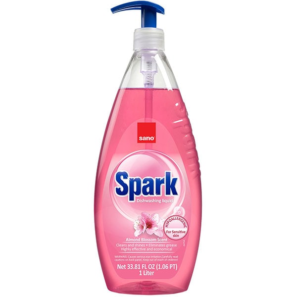 Detergent de vase SANO Spark migdale, 1 l