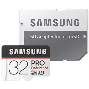 Card de memorie SAMSUNG PRO Endurance, microSDHC, 32GB, 100MB/s, clasa 10/U1, UHS-I, adaptor