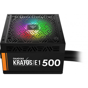 Sursa de alimentare GAMDIAS Kratos E1 RGB, 500W, 120mm, KRATOS-E1-500