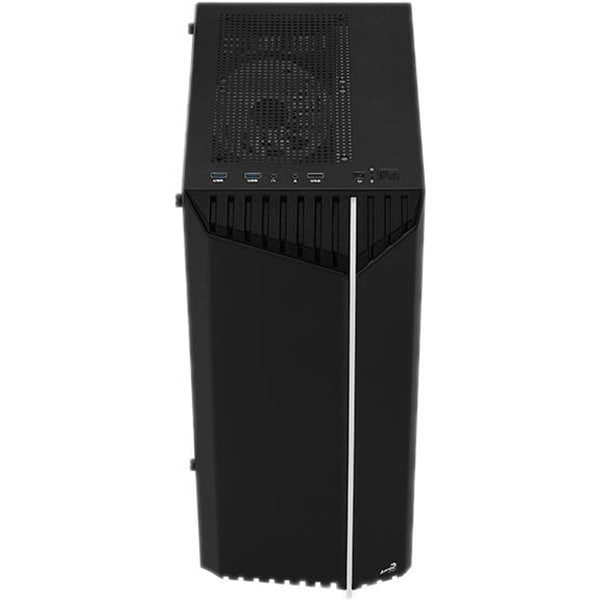 Carcasa PC AEROCOOL Bionic, USB 3.0, fara sursa, iluminare RGB, negru