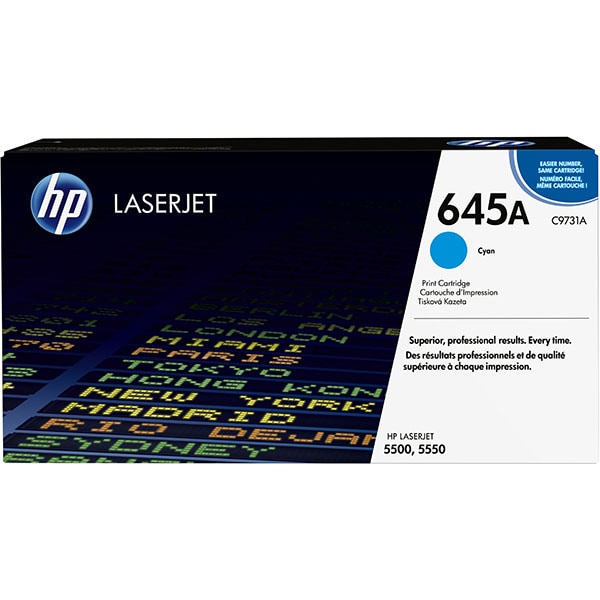 in terms of downstairs Irreplaceable Toner original HP 645A (C9731A), cyan