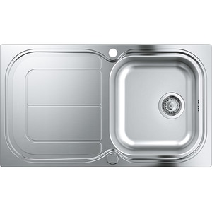 Chiuveta bucatarie GROHE K300 31563SD0, 1 cuva, picurator reversibil, otel inoxidabil, inox satinat