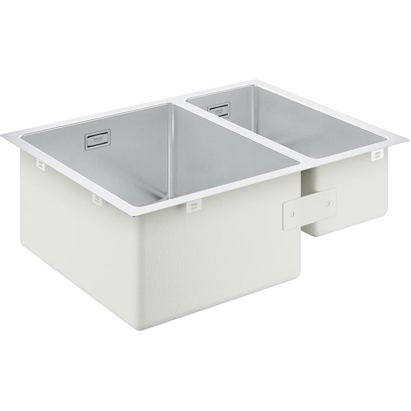 Chiuveta bucatarie GROHE 31577SD1, 1 cuva 1/2, inox, argintiu