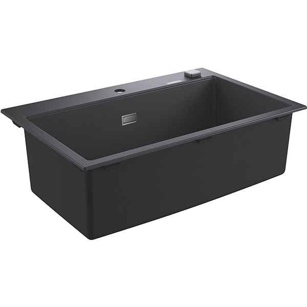 Chiuveta bucatarie GROHE K700 31652AP0, 1 cuva, compozit quartz, negru