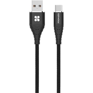 Cablu date PROMATE cCord-1, USB-A - USB-C, 1m, negru