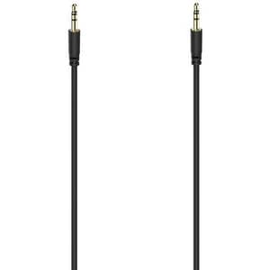 Cablu audio HAMA 56534, Jack 3.5mm - Jack 3.5mm, 1m, negru