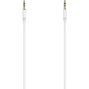 Cablu audio HAMA 56533, Jack 3.5mm - Jack 3.5mm, 1m, alb