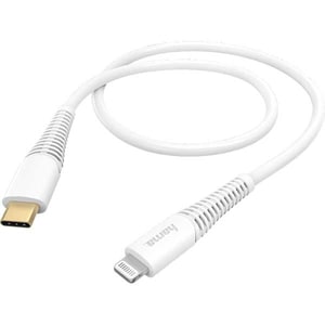 Cablu date HAMA 183309, USB-C - Lightning, 1.5m, alb