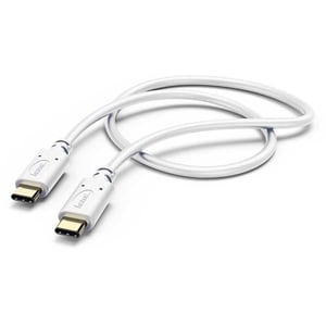Cablu date HAMA 183330, USB-C - USB-C, 1m, alb