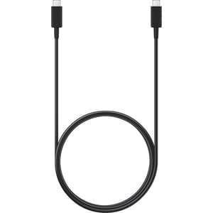 Cablu date SAMSUNG EP-DX310JBEGEU, USB-C - USB-C, 3A, 1.8m, negru