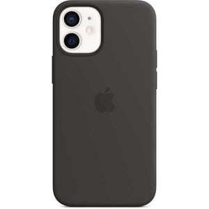Husa telefon APPLE cu MagSafe pentru iPhone 12 mini, MHKX3ZM/A, silicon, Black