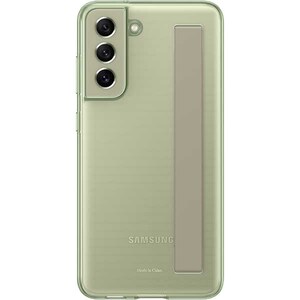 Carcasa Slim Strap Cover pentru SAMSUNG Galaxy S21 FE, EF-XG990CMEGWW, Olive Green