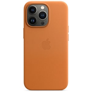 Husa telefon APPLE Leather Case cu MagSafe pentru iPhone 13 Pro, MM193ZM/A, Golden Brown
