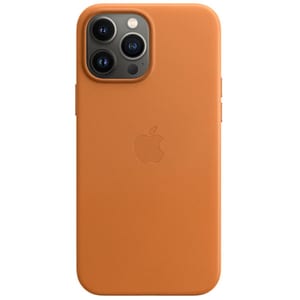Husa telefon APPLE Leather Case cu MagSafe pentru iPhone 13 Pro Max, MM1L3ZM/A, Golden Brown