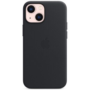 Carcasa Leather Case cu MagSafe pentru Apple iPhone 13 mini, MM0M3ZM/A, Midnight