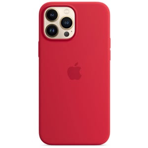 Husa telefon APPLE Silicone Case cu MagSafe pentru iPhone 13 Pro Max, MM2V3ZM/A, (PRODUCT)RED