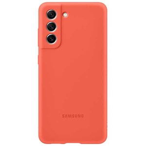 Carcasa Silicone Cover pentru SAMSUNG Galaxy S21 FE, EF-PG990TPEGWW, rosu