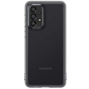 Husa telefon SAMSUNG Soft Clear Cover pentru Galaxy A33 5G, EF-QA336TBEGWW, negru