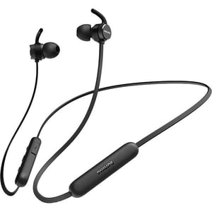 Casti PHILIPS TAE1205BK/00, Bluetooth, In-ear, Microfon, negru