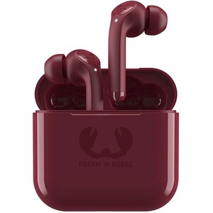 Casti FRESH 'N REBEL Twins Tip, True Wireles, Bluetooth, In-ear, Microfon, Carcasa incarcare wireless, Ruby Red