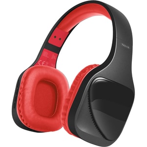 Casti PROMATE Nova, Bluetooth, On-ear, Microfon, rosu-negru