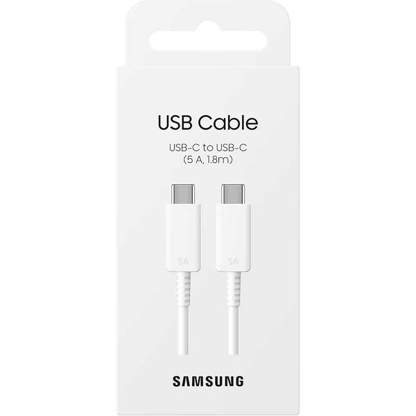 Sheet Nine Restrict Cablu date SAMSUNG EP-DX310JWEGEU, USB-C - USB-C, 3A, 1.8m, alb