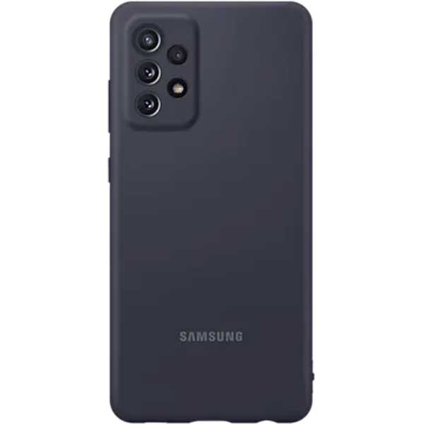 Husa telefon SAMSUNG pentru Galaxy A72, silicon, EF-PA725TBEGEU, negru