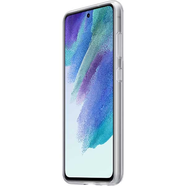 Husa telefon SAMSUNG Clear Strap Cover pentru Galaxy S21 FE, EF-XG990CWEGWW, White