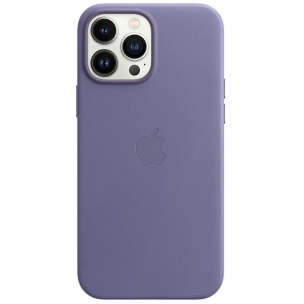 Husa telefon APPLE Leather Case cu MagSafe pentru iPhone 13 Pro Max, MM1P3ZM/A, Wisteria