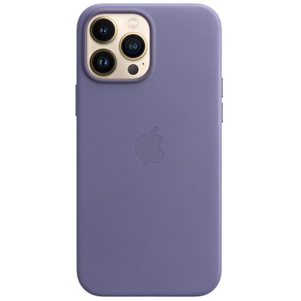 Husa telefon APPLE Leather Case cu MagSafe pentru iPhone 13 Pro Max, MM1P3ZM/A, Wisteria