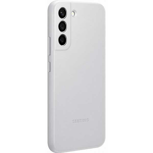 Husa telefon SAMSUNG Leather Cover pentru Galaxy S22 Plus, EF-VS906LJEGWW, Light Gray