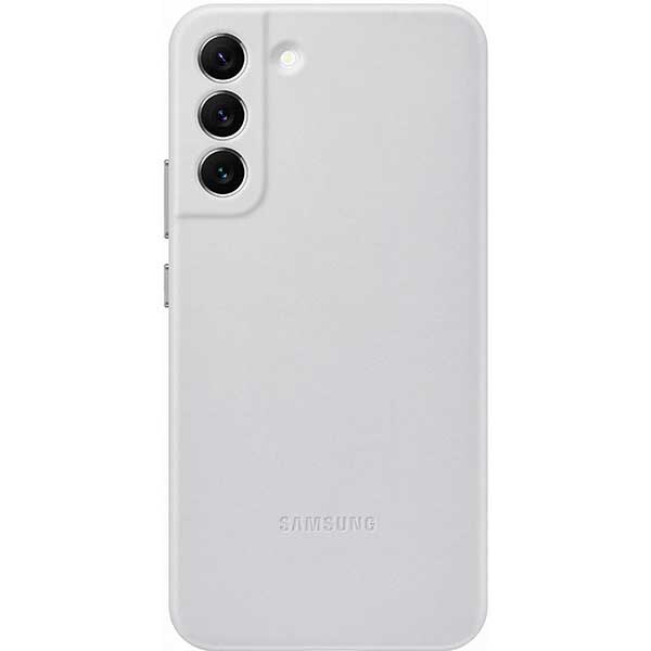 Husa telefon SAMSUNG Leather Cover pentru Galaxy S22 Plus, EF-VS906LJEGWW, Light Gray