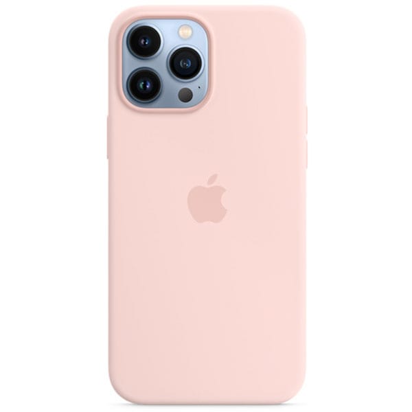 Carcasa Silicone Case cu MagSafe pentru Apple iPhone 13 Pro Max, MM2R3ZM/A, Chalk Pink