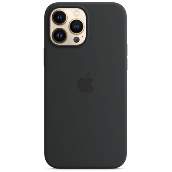 Husa telefon APPLE Silicone Case cu MagSafe pentru iPhone 13 Pro Max, MM2U3ZM/A, Midnight
