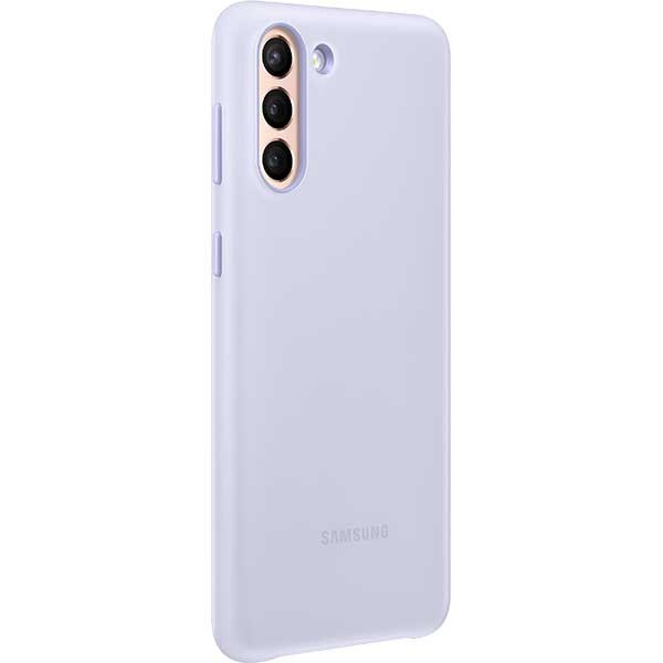 Husa telefon SAMSUNG Smart Led Cover pentru Galaxy S21 Plus, EF-KG996CVEGWW, violet