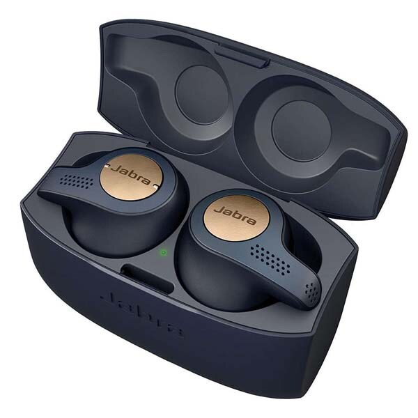 Casti JABRA Elite Active 65t, True Wireless, Bluetooth, In-Ear, Microfon, albastru-auriu