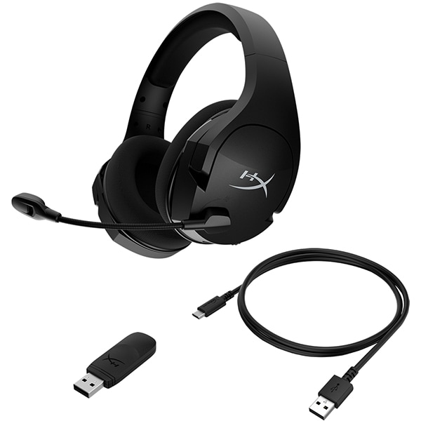 Casti gaming Wireless HyperX Cloud Stinger Core, DTS Headphone:X Spatial Audio, 2.4GHz, PC, negru