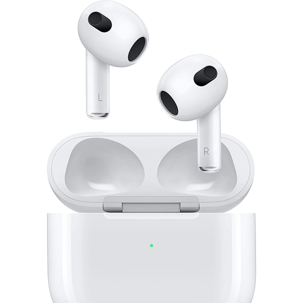 extremely Saturate Tap Casti APPLE AirPods 3, True Wireless, Bluetooth, In-Ear, Microfon, Carcasa  Incarcare Lightning, alb