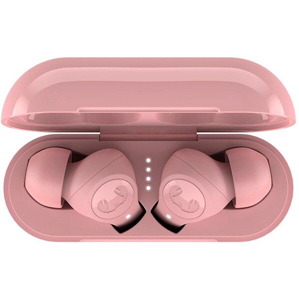 Casti FRESH 'N REBEL Twins Tip, True Wireless, Bluetooth, In-ear, Microfon, Carcasa incarcare wireless, Dusty Pink