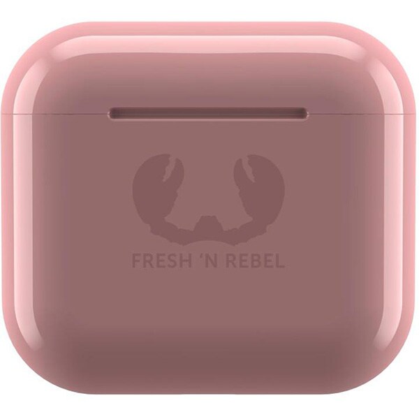 Casti FRESH 'N REBEL Twins Tip, True Wireless, Bluetooth, In-ear, Microfon, Carcasa incarcare wireless, Dusty Pink