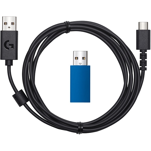 Casti Gaming Wireless LOGITECH G435 Lightspeed, multiplatforma, 3.5mm, USB-C, albastru