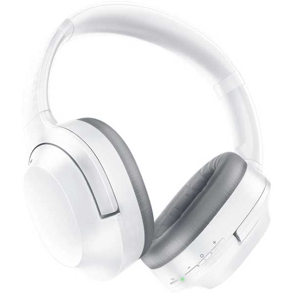 Casti Gaming Wireless RAZER Opus X Mercury Edition, Noise Cancelling, alb