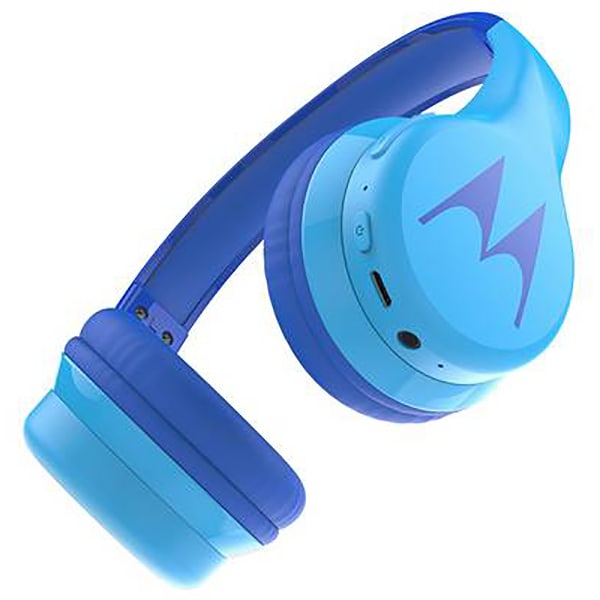 Casti pentru copii MOTOROLA Squads 300, Bluetooth, On-Ear, Microfon, albastru