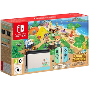 Consola NINTENDO Switch (Joy-Con Pastel Green/Blue) Animal Crossing: New Horizons (cod download)