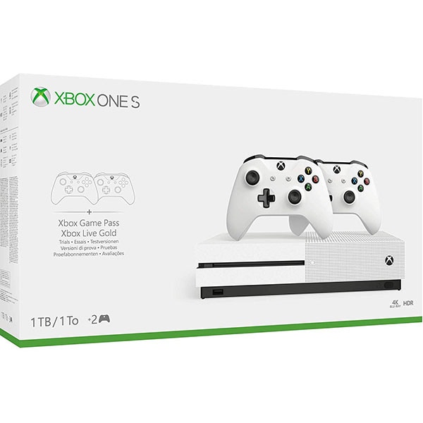 shelf Kenya setup Consola MICROSOFT Xbox One S 1TB, alb + 1 x Xbox One S Wireless Controller  alb