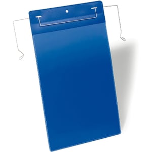 Sistem de prezentare logistic DURABLE, A4, vertical, 50 bucati, albastru