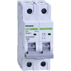Siguranta automata modulara NOARK 102152, 2P, 10A, curba C