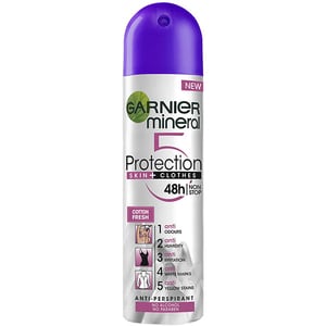 Deodorant antiperspirant spray GARNIER Mineral Protection 6 Cotton Fresh, 150ml