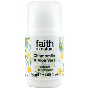 Deodorant roll-on natural FAITH IN NATURE Chamomile&Aloe Vera, 50ml